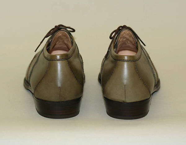 Oxfords, Susan Bennis/Warren Edwards (American, 1977–1997), leather, rubber, American