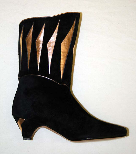 Boots, Susan Bennis/Warren Edwards (American, 1977–1997), leather, American