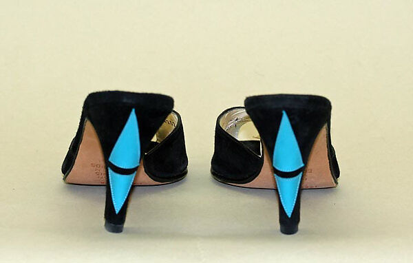 Mules, Susan Bennis/Warren Edwards (American, 1977–1997), leather, American