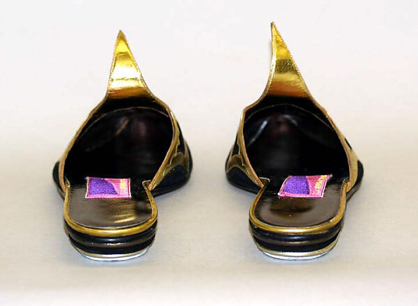 Mules, Susan Bennis/Warren Edwards (American, 1977–1997), leather, American