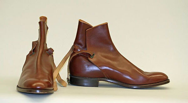 Riding boots, Brooks Brothers (American, founded 1818), leather, British 