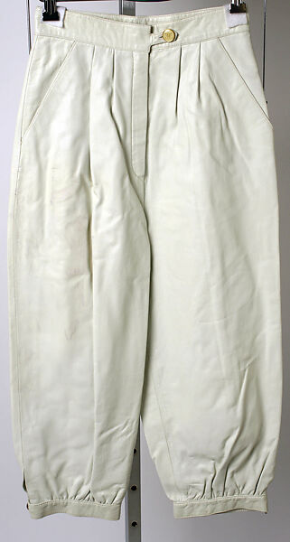 Ensemble, Céline (French, founded 1945), leather, cotton, metal, plastic, French