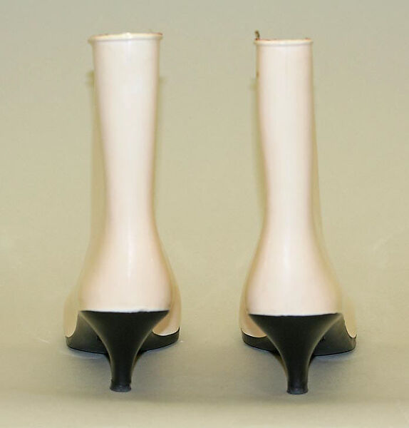 Boots, Fiorucci (Italian, founded 1962), rubber, wool (probably), Italian