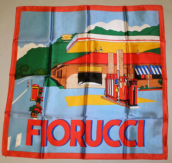 Scarf, Fiorucci (Italian, founded 1962), (a, f, h) polyester; (b, g, i) acetate; (c, d, e, j, l, m) cotton; (k) acetate, nylon; , Italian