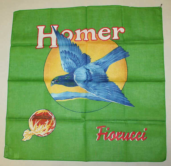 Scarf, Fiorucci (Italian, founded 1962), (a, f, h) polyester; (b, g, i) acetate; (c, d, e, j, l, m) cotton; (k) acetate, nylon; , Italian