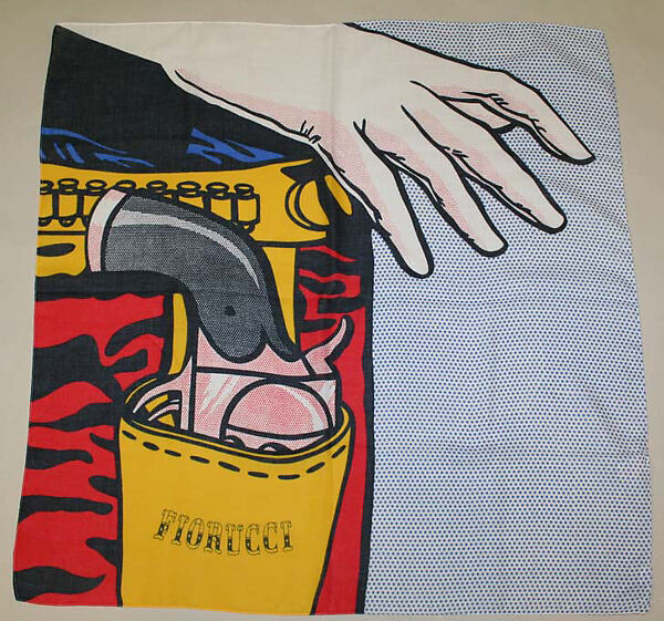 Scarf, Fiorucci (Italian, founded 1962), (a, f, h) polyester; (b, g, i) acetate; (c, d, e, j, l, m) cotton; (k) acetate, nylon; , Italian 