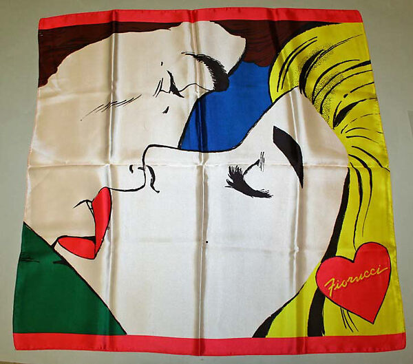 Scarf, Fiorucci (Italian, founded 1962), (a, f, h) polyester; (b, g, i) acetate; (c, d, e, j, l, m) cotton; (k) acetate, nylon; , Italian