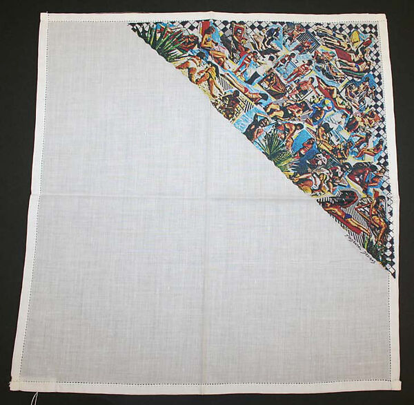 Scarf, Fiorucci (Italian, founded 1962), (a, f, h) polyester; (b, g, i) acetate; (c, d, e, j, l, m) cotton; (k) acetate, nylon; , Italian