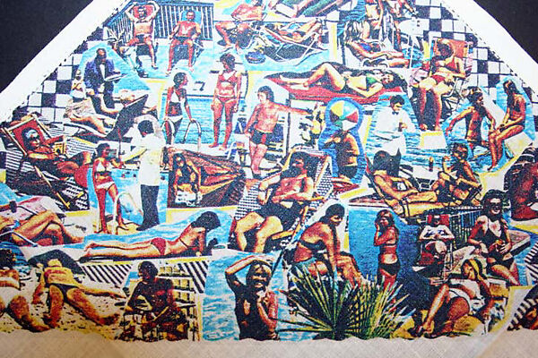 Scarf, Fiorucci (Italian, founded 1962), (a, f, h) polyester; (b, g, i) acetate; (c, d, e, j, l, m) cotton; (k) acetate, nylon; , Italian