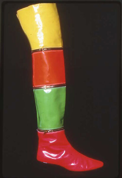 Boots, Golo Footwear Corporation, leather, plastic (polyurethane), rubber, American