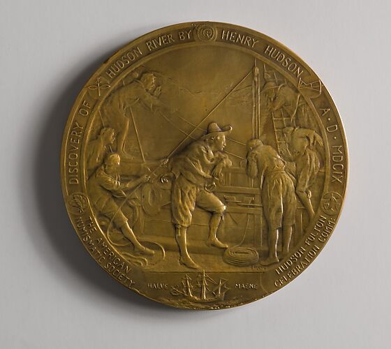 Official Commemorative Medal, The Hudson-Fulton Celebration, New York
