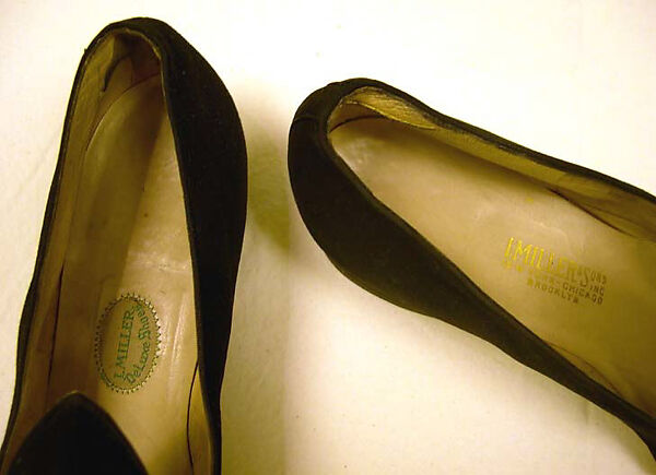 Slippers, I. Miller (American, founded 1911), leather, American