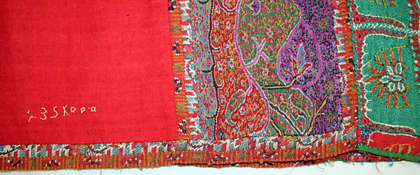 Scarf, wool, American or European