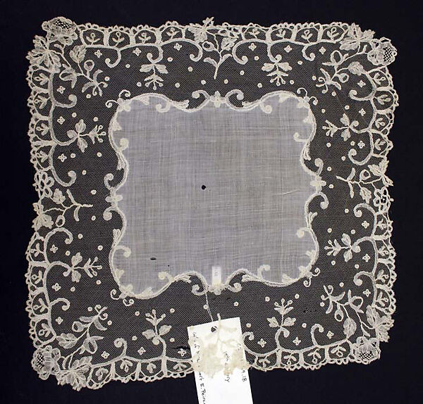 Handkerchief, cotton, American or European 