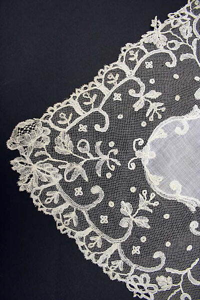 Handkerchief, cotton, American or European