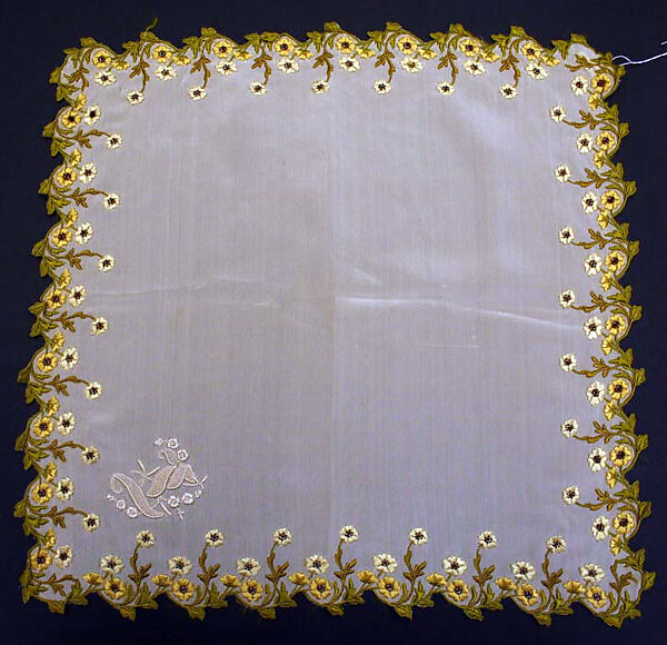Handkerchief, silk, American 