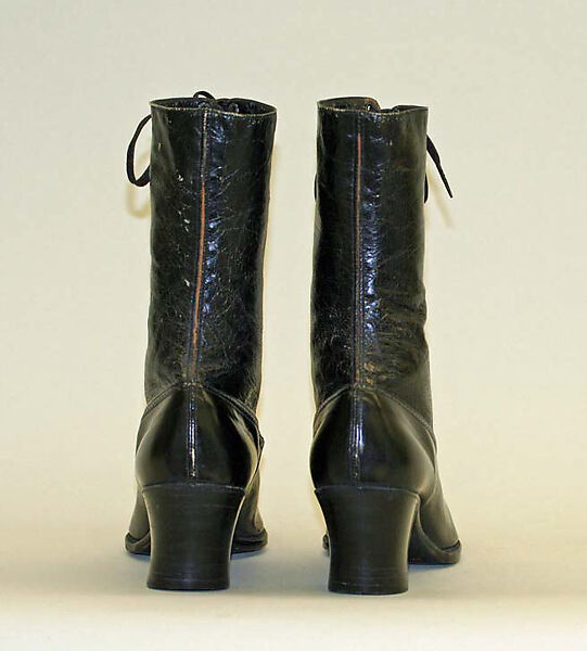 Shoes, leather, American