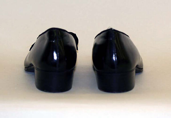 Evening shoes, leather, American