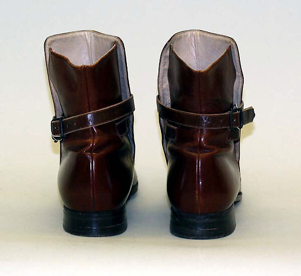 Riding boots, leather, American