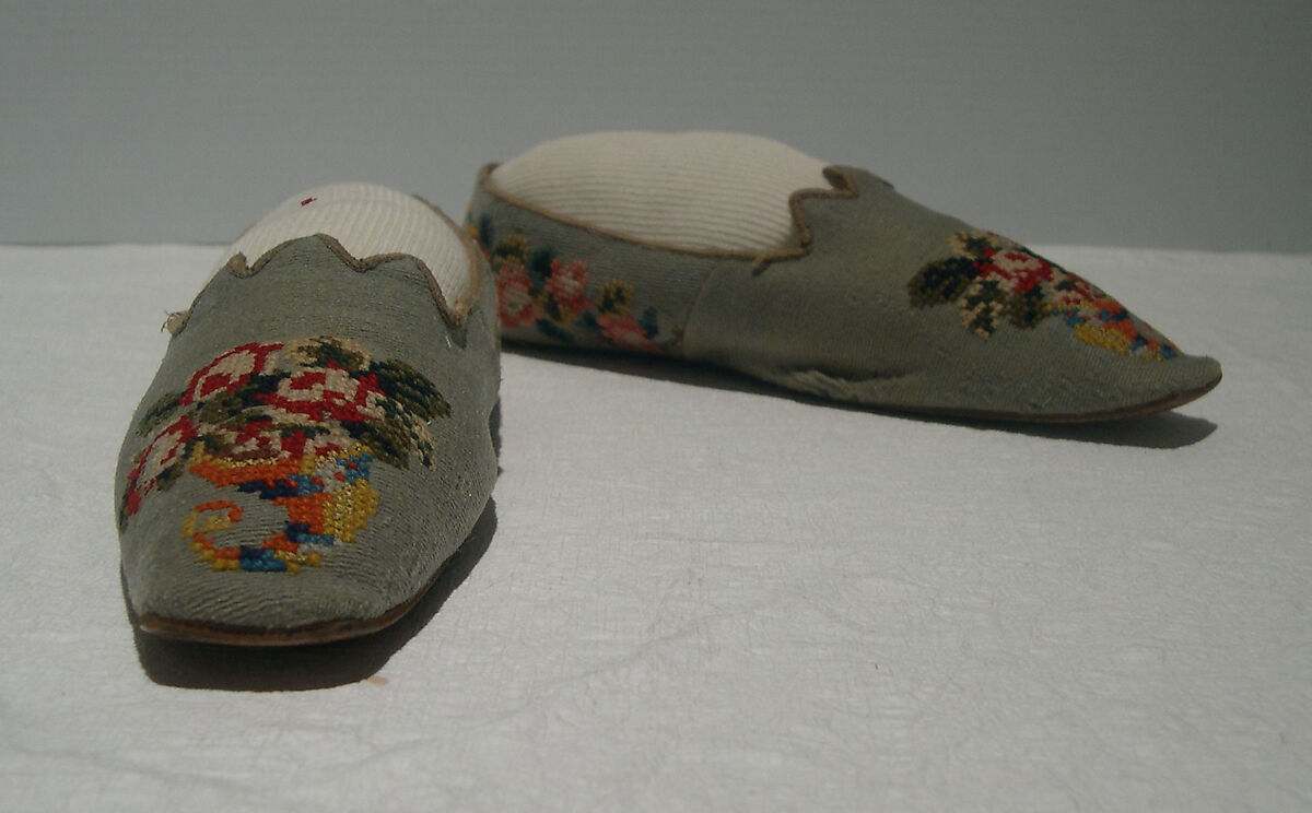 Slippers, wool, American 