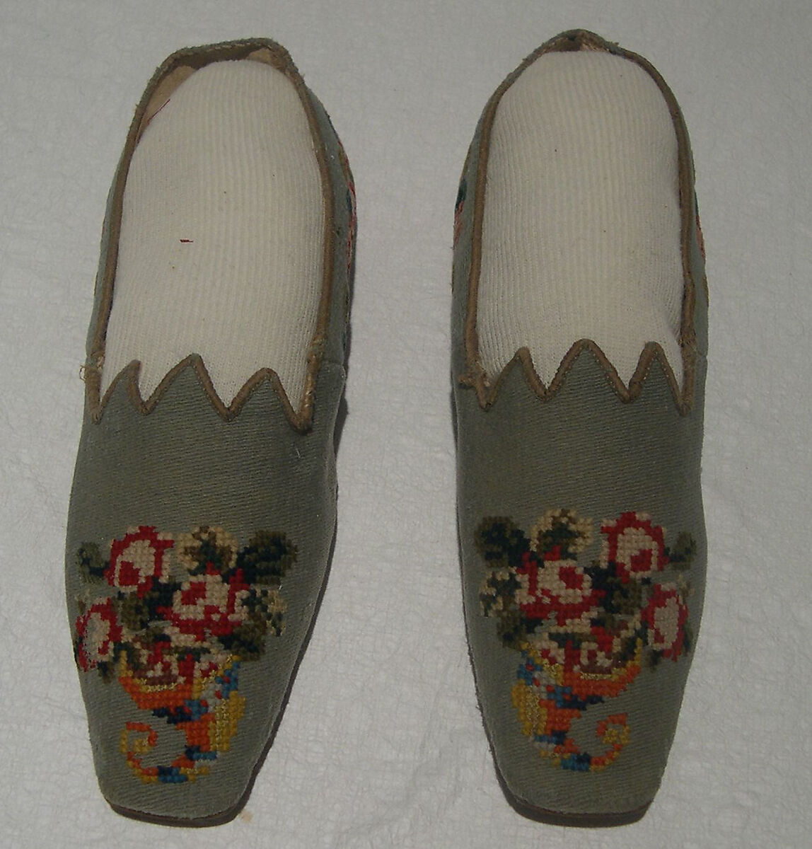 Slippers, wool, American