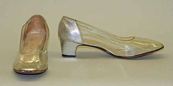 Pumps, Herbert Levine Inc. (American, founded 1949), plastic (vinyl), leather, American 