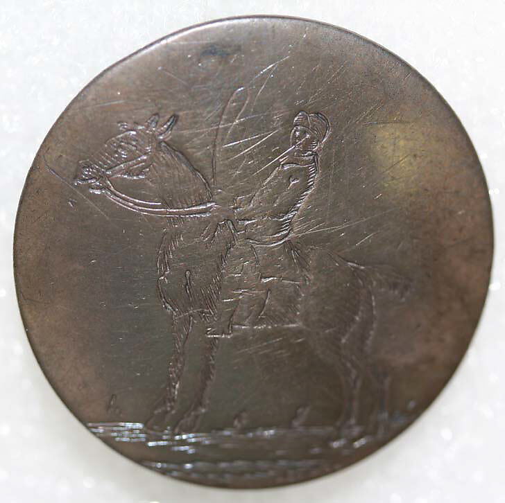 Button, metal, British