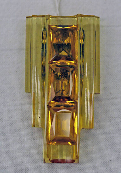 Clip, Schiaparelli (French, founded 1927), plastic, French 