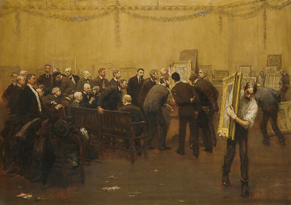 The National Academy Jury of 1907, F. Luis Mora (American (born Uruguay), Montevideo 1874–1940 New York), Oil on canvas, American