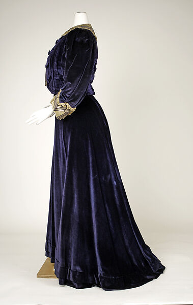 Walking suit, B. Altman &amp; Co. (American, 1865–1990), cotton, silk, metallic thread, American