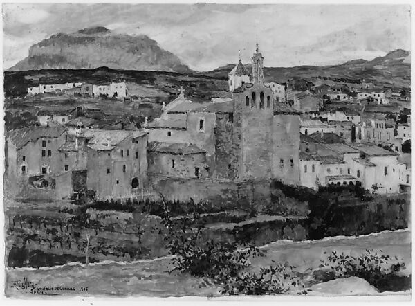 Village Scene—San Felio de Codinas