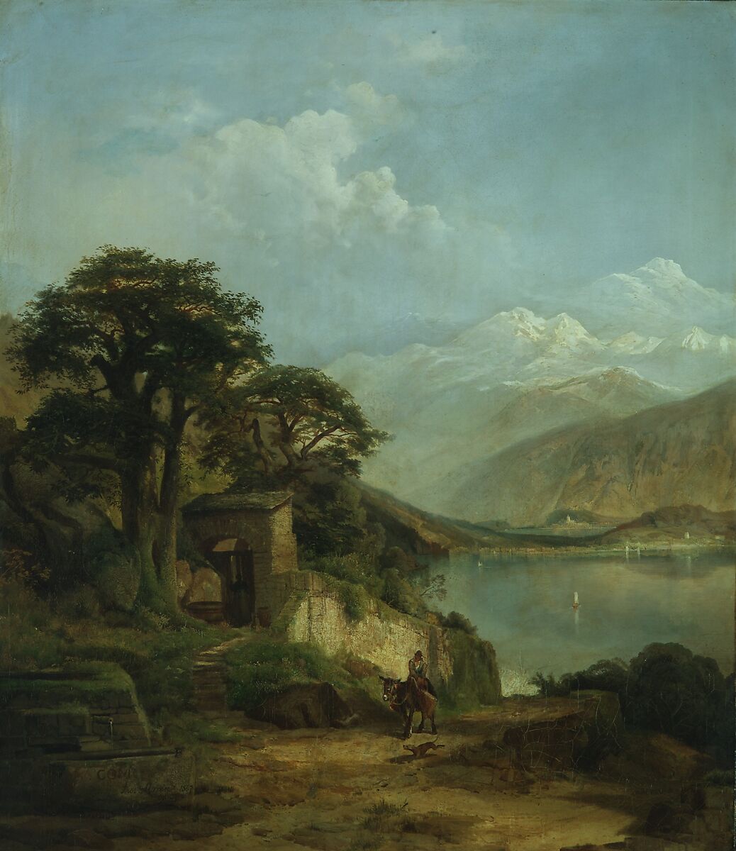 Lake Como, Thomas Moran (American (born England), Bolton, Lancashire 1837–1926 Santa Barbara, California), Oil on canvas, American