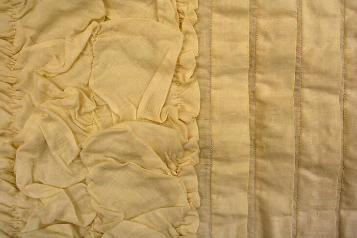 Apron, cotton, American
