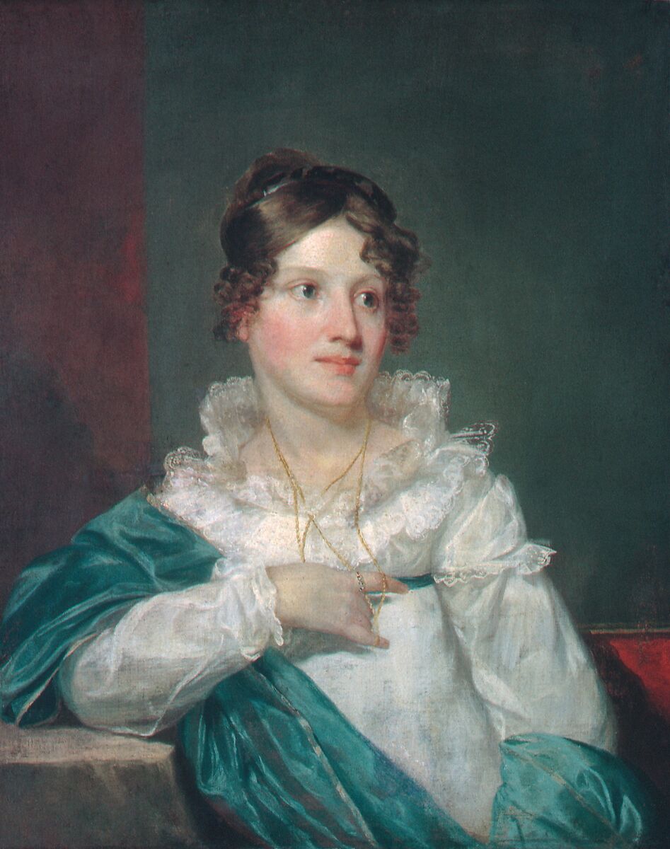 Mrs. Daniel DeSaussure Bacot, Samuel F. B. Morse (American, Charlestown, Massachusetts 1791–1872 New York), Oil on canvas, American 