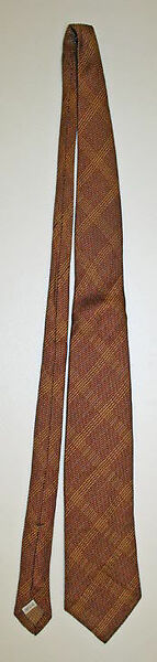 Necktie, silk, American 