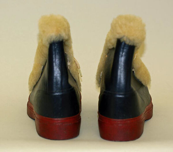 Boots, rubber, wool, American