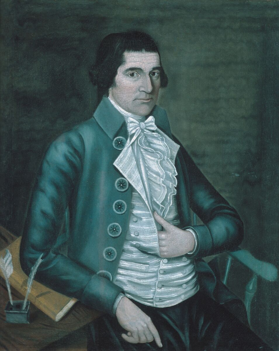 Job Perit, Reuben Moulthrop (1763–1814), Oil on canvas, American 