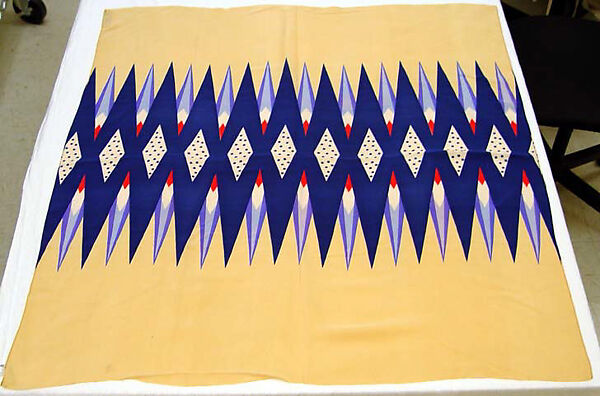 Scarf, Paul Poiret (French, Paris 1879–1944 Paris), silk, French 