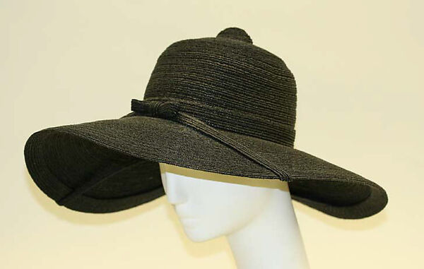 Hat, Emme, Inc., straw, American 