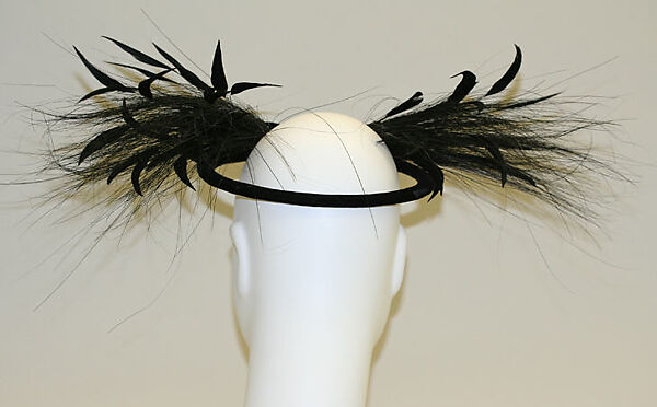 Evening hat, John-Frederics, Inc. (American, 1929–1948), [no medium available], American
