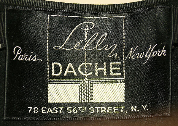 Hat, Lilly Daché (American (born France), Bègles 1898–1989 Louvecienne), [no medium available], American