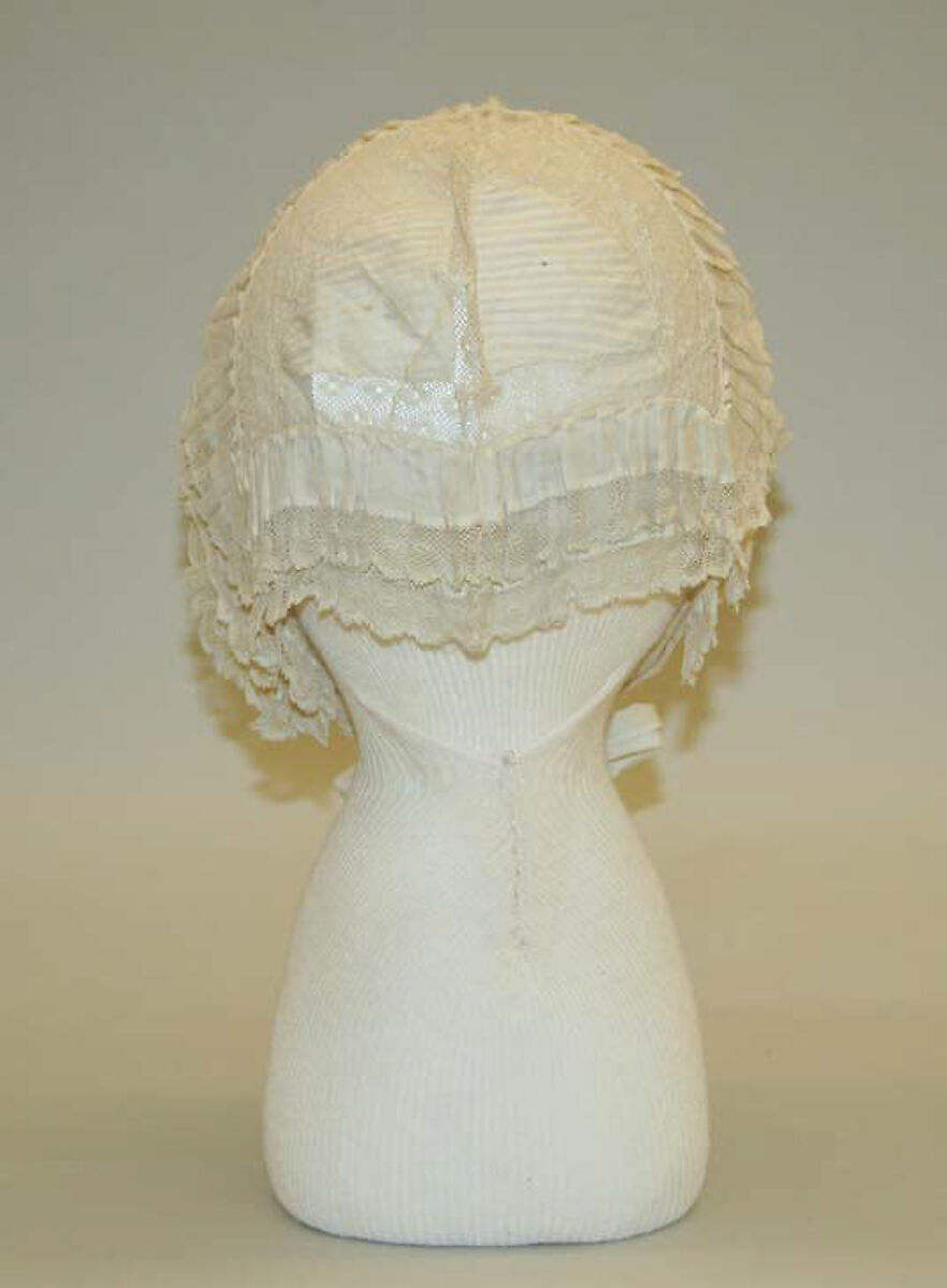 Cap, linen, cotton, American