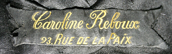 Cloche, Caroline Reboux (French, active 1870–1956), silk, feathers, French