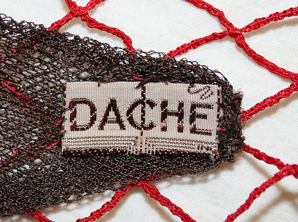 Snood, Lilly Daché (American (born France), Bègles 1898–1989 Louvecienne), cotton, metallic thread, American