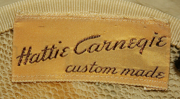 Hat, Hattie Carnegie, Inc. (American, 1918–1965), feathers, American