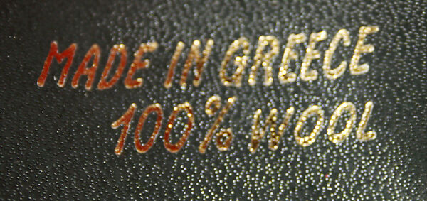 Cap, wool, Greek