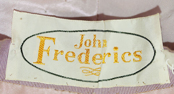 Hat, John Frederics (American, 1948–1964), silk, American