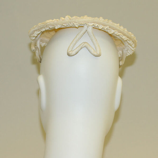 Hat, silk, cotton, American