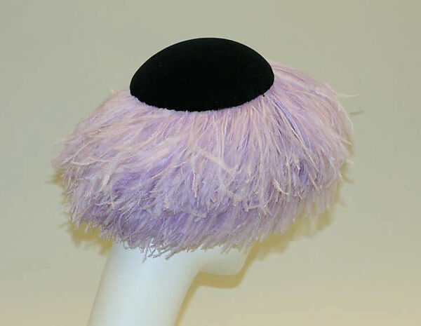 Hat, David Shilling (British, born 1956), silk, feathers, British