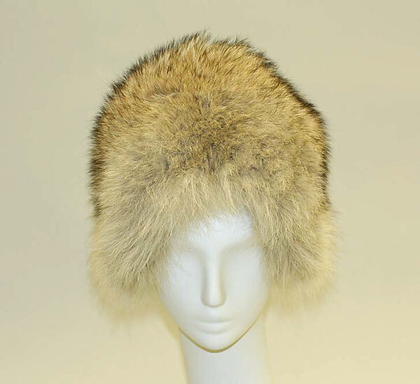 Hat, Mr. John, Inc. (American, 1948–1970), fur, American 